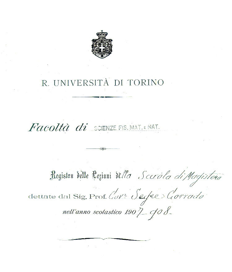 Registro della Scuola di Magistero